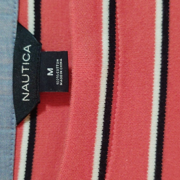 Nautica, Salmon color, Medium Top - Picture 2 of 2